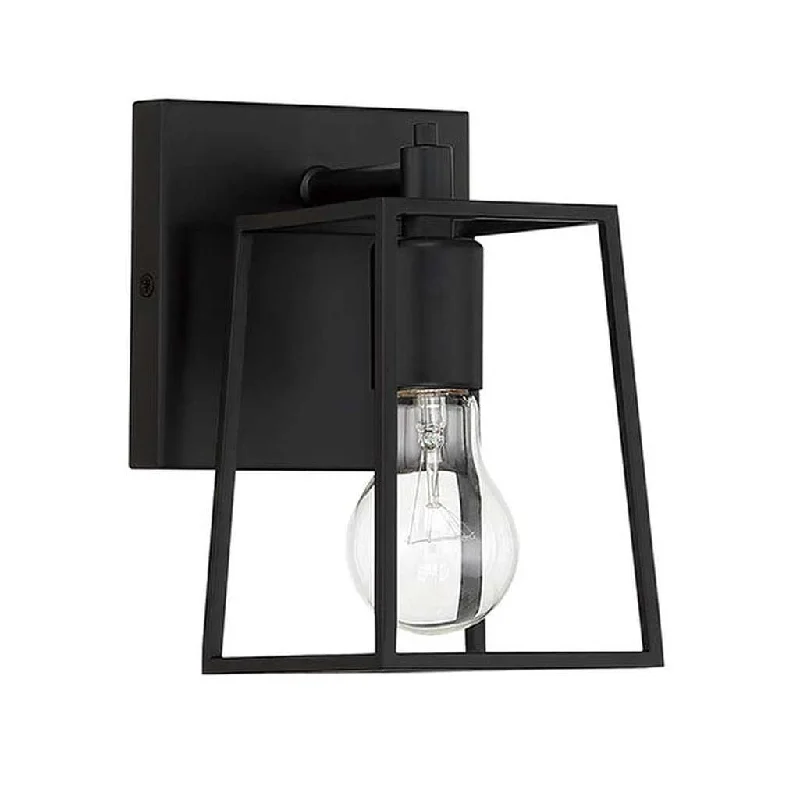 Durable Industrial Lighting for Harsh EnvironmentsDunn 1 Light Wall Sconce in Flat Black