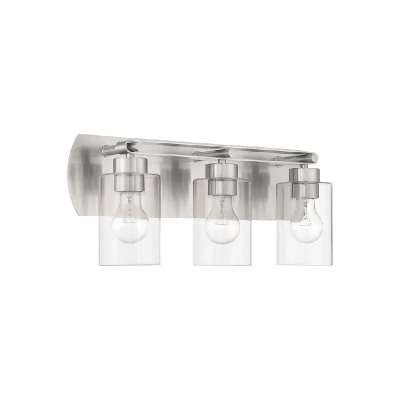Color - Tunable Industrial Lighting for Special ApplicationsHendrix 3 Light Vanity in Brushed Polished Nickel