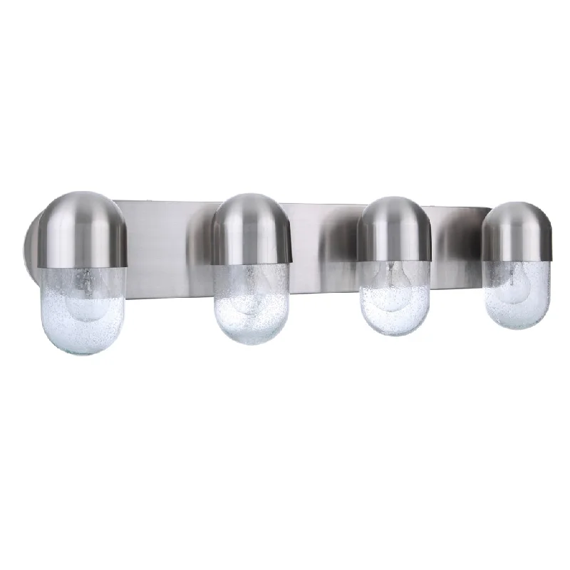 Color - Tunable Industrial Lighting for Special ApplicationsPill 4 Light Vanity in Brushed Polished Nickel Color - Tunable Industrial Lighting for Special ApplicationsPill 4 Light Vanity in Brushed Polished Nickel