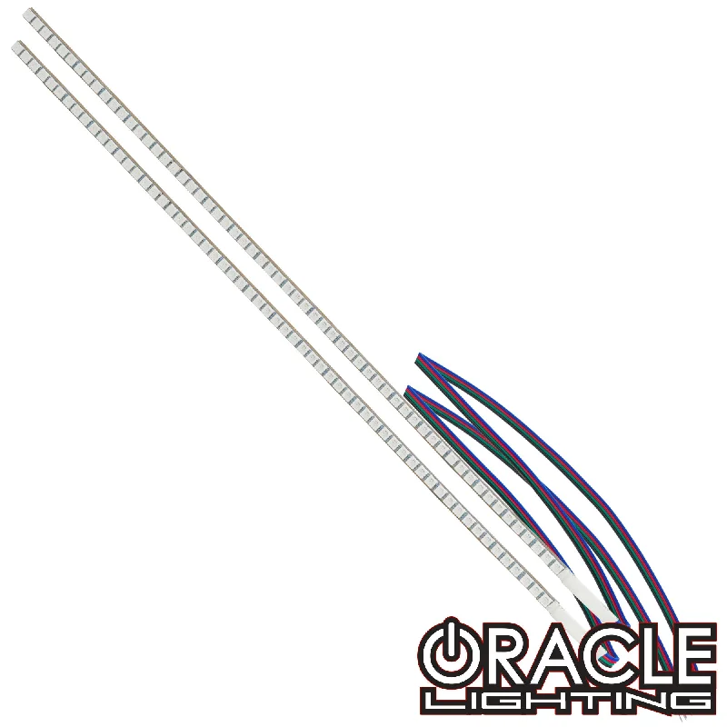 Contemporary track lighting in black finishTrack lighting with a chunky, bold designORACLE Lighting Concept 5050 RGB Strips (Pair)