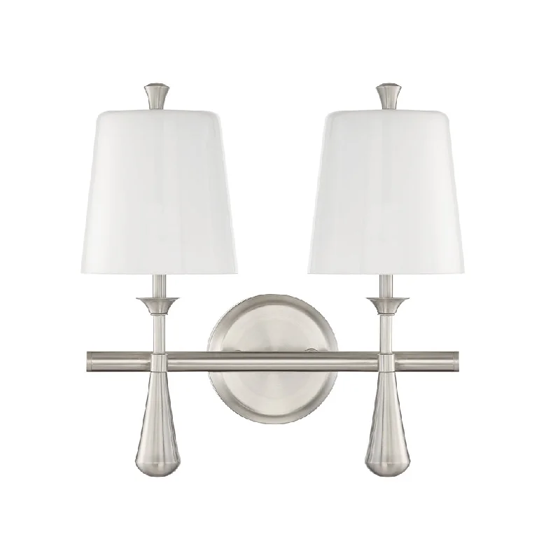 Industrial Emergency Lighting for Safety in FactoriesPalmer 2 Light Vanity in Brushed Polished Nickel Industrial Emergency Lighting for Safety in FactoriesPalmer 2 Light Vanity in Brushed Polished Nickel