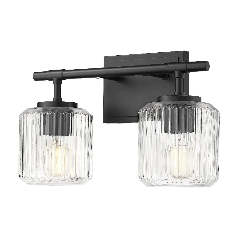 Track lighting for retail window displaysTrack lighting with a chunky, bold designLandon 2-Light Vanity