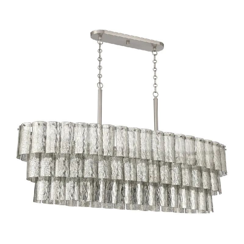 Color - Tunable Industrial Lighting for Special ApplicationsMuseo 7 Light Island in Brushed Polished Nickel Color - Tunable Industrial Lighting for Special ApplicationsMuseo 7 Light Island in Brushed Polished Nickel