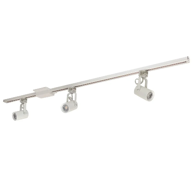 Industrial Lighting for Pharmaceutical ManufacturingMay 4ft 3 Lights LED Track Kit 30W 2400 Lumens 3500K, Halo, 35°, White Industrial Lighting for Pharmaceutical ManufacturingMay 4ft 3 Lights LED Track Kit 30W 2400 Lumens 3500K, Halo, 35°, White
