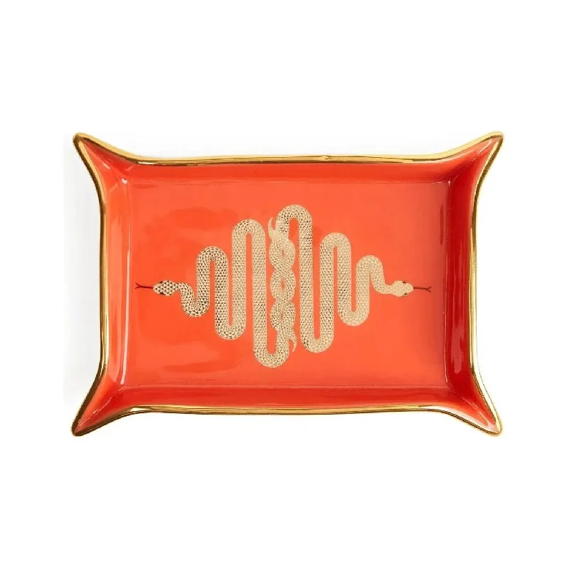 Track lighting for updating office lobbiesTrack lighting with a decorative track designSnake Valet Tray by Jonathan Adler| QUICK SHIP