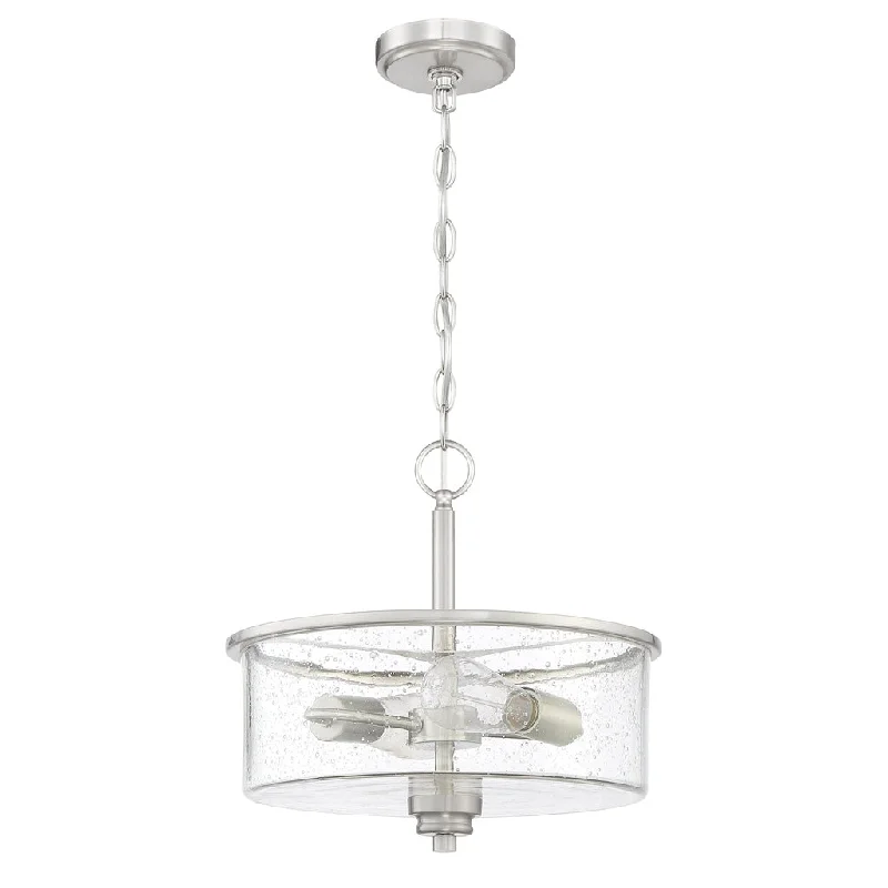 Industrial Lighting for Automotive Manufacturing PlantsBolden 2 Light Convertible Semi Flush in Brushed Polished Nickel Industrial Lighting for Automotive Manufacturing PlantsBolden 2 Light Convertible Semi Flush in Brushed Polished Nickel