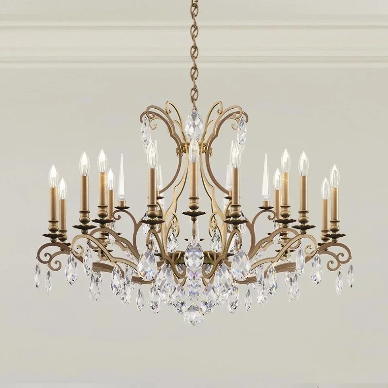 Industrial Lighting for Electronics ManufacturingRenaissance Nouveau 18 Light Etruscan Gold Chandelier with Heritage Crystal Industrial Lighting for Electronics ManufacturingRenaissance Nouveau 18 Light Etruscan Gold Chandelier with Heritage Crystal