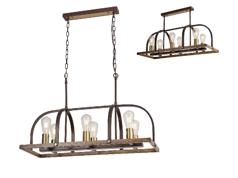 Track lighting for small apartmentsTrack lighting with a sleek profileLatina Pendant/Semi Flush Oblong 6 Light E27 Track lighting for small apartmentsTrack lighting with a sleek profileLatina Pendant/Semi Flush Oblong 6 Light E27
