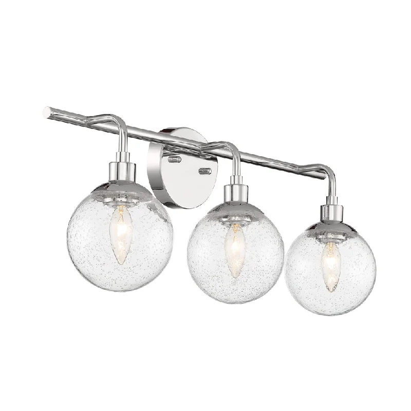 Energy - Efficient Industrial Lighting for Cost - SavingsQue 3 Light Vanity in Chrome Energy - Efficient Industrial Lighting for Cost - SavingsQue 3 Light Vanity in Chrome