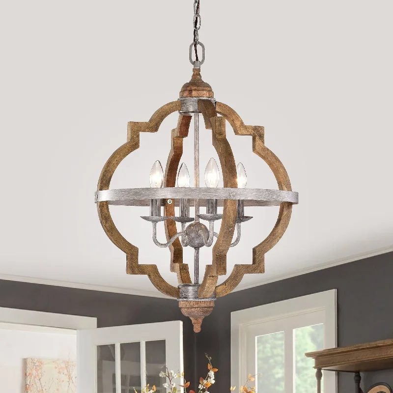 Chandeliers with Multiple Lights for Maximum IlluminationChandeliers with Multiple Lights for Maximum Illumination4-Light Wood Cage with Antique Sliver Belt Chandelier Ceiling Fixture - Wood and Antique Sliver Chandeliers with Multiple Lights for Maximum IlluminationChandeliers with Multiple Lights for Maximum Illumination4-Light Wood Cage with Antique Sliver Belt Chandelier Ceiling Fixture - Wood and Antique Sliver