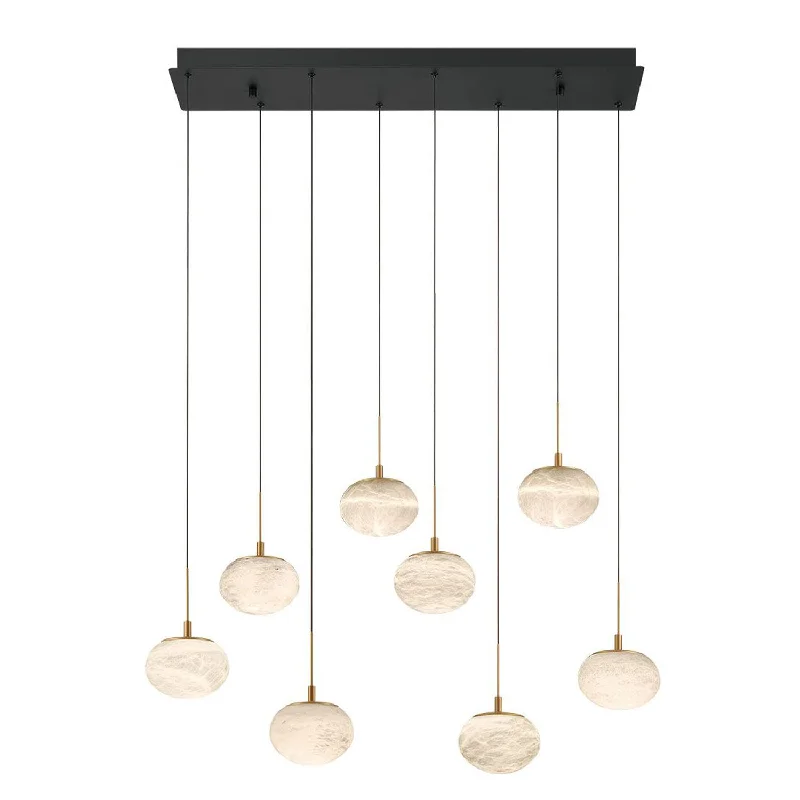 Incandescent Chandeliers for a Warm and Traditional GlowIncandescent Chandeliers for a Warm and Traditional GlowCalcolo Rectangular LED Chandelier