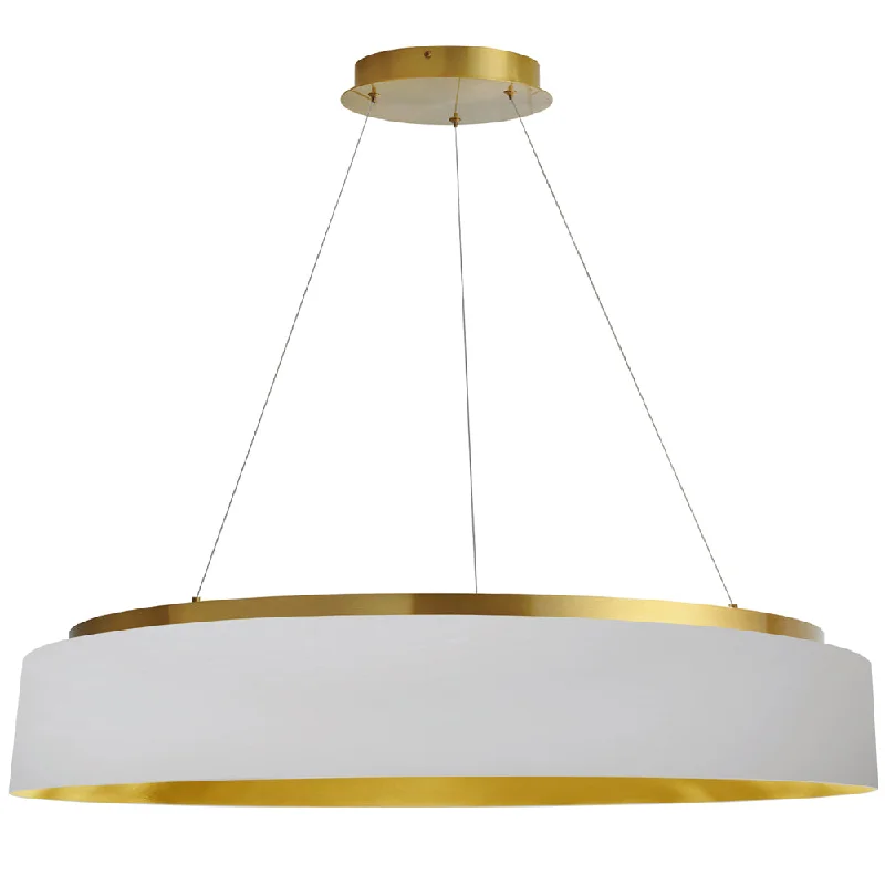 Mid - Century Modern Chandeliers for Vintage AppealMid - Century Modern Chandeliers for Vintage AppealCirculo 34W Aged Brass Chandelier