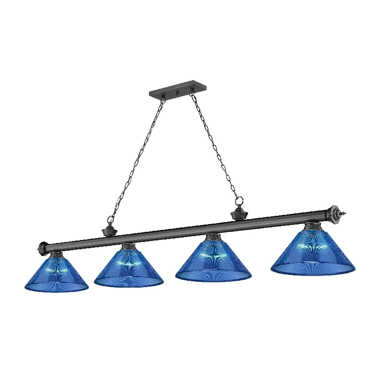 Chandeliers with Metal Frames in Bronze FinishChandeliers with Metal Frames in Bronze FinishCordon 4 Light Billiard - Bronze Plated Chandeliers with Metal Frames in Bronze FinishChandeliers with Metal Frames in Bronze FinishCordon 4 Light Billiard - Bronze Plated