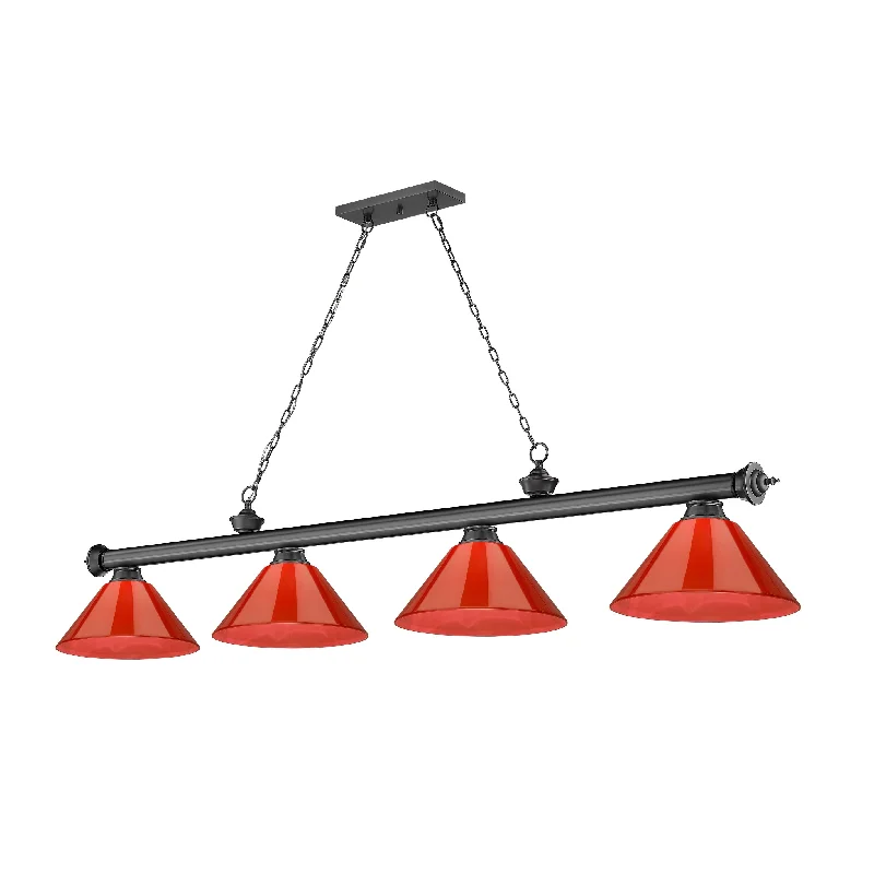 Chandeliers with Metal Frames in Gold FinishChandeliers with Metal Frames in Gold FinishCordon 4 Light Billiard - Bronze Plated Chandeliers with Metal Frames in Gold FinishChandeliers with Metal Frames in Gold FinishCordon 4 Light Billiard - Bronze Plated