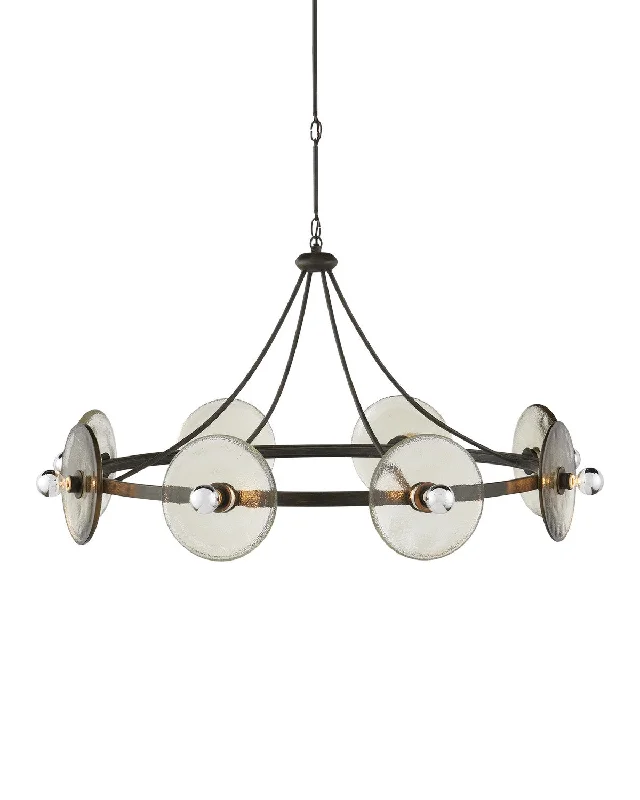 Chandeliers with Murano Glass for a High - End Artistic TouchChandeliers with Murano Glass for a High - End Artistic TouchCircumstellar Disc Eight Light Chandelier