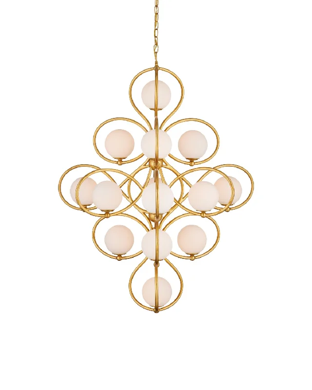 Chandeliers with Frosted Glass for a Softer Light DiffusionChandeliers with Frosted Glass for a Softer Light Diffusion14 Light Chandelier