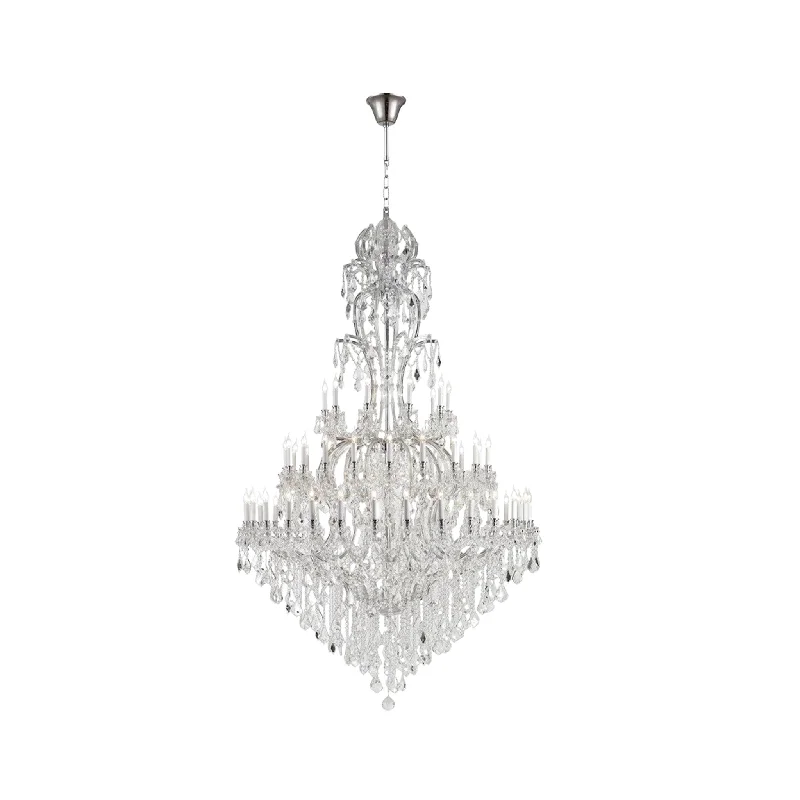 Ceiling - Mounted Chandeliers for Standard CeilingsCeiling - Mounted Chandeliers for Standard CeilingsMaria Theresa Crystal Chandelier Royal 60 Light - CHROME Ceiling - Mounted Chandeliers for Standard CeilingsCeiling - Mounted Chandeliers for Standard CeilingsMaria Theresa Crystal Chandelier Royal 60 Light - CHROME