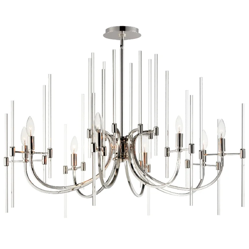 Chandeliers with Frosted Glass for a Softer Light DiffusionChandeliers with Frosted Glass for a Softer Light DiffusionMaxim Divine 38408CLPN Chandelier Light - Polished Nickel Chandeliers with Frosted Glass for a Softer Light DiffusionChandeliers with Frosted Glass for a Softer Light DiffusionMaxim Divine 38408CLPN Chandelier Light - Polished Nickel