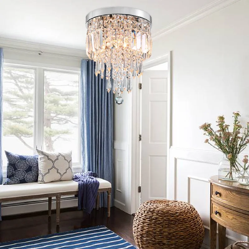 Chandeliers with Metal Frames in Black FinishChandeliers with Metal Frames in Black FinishSmall Modern Flush Mount Mini Crystal Chandelier Chandeliers with Metal Frames in Black FinishChandeliers with Metal Frames in Black FinishSmall Modern Flush Mount Mini Crystal Chandelier