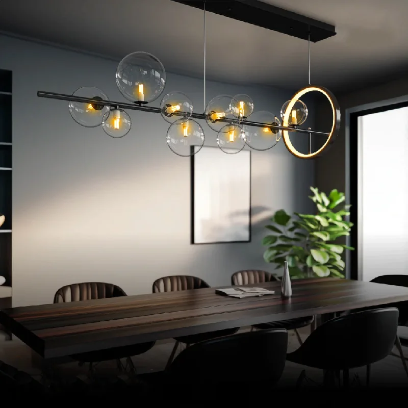 Chandeliers with Pendant Lights for a Stylish LookChandeliers with Pendant Lights for a Stylish LookModern Nordic Dining Room Chandelier: Trendy Glass Bubble Lighting