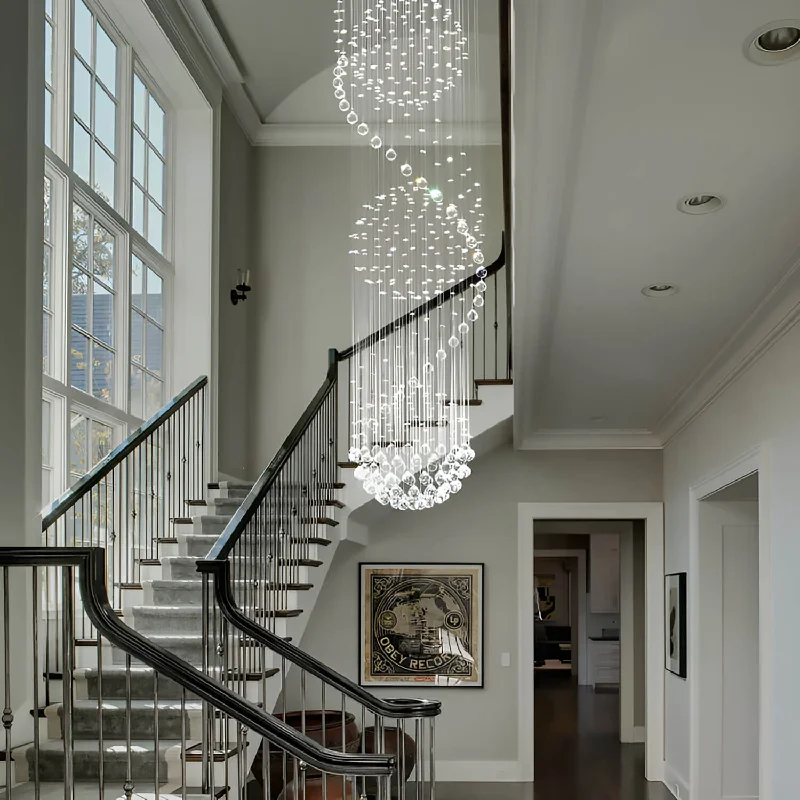 Traditional Brass Chandeliers for Classic InteriorsTraditional Brass Chandeliers for Classic InteriorsModern Spiral Three Sphere Raindrop Crystal Chandelier Lighting