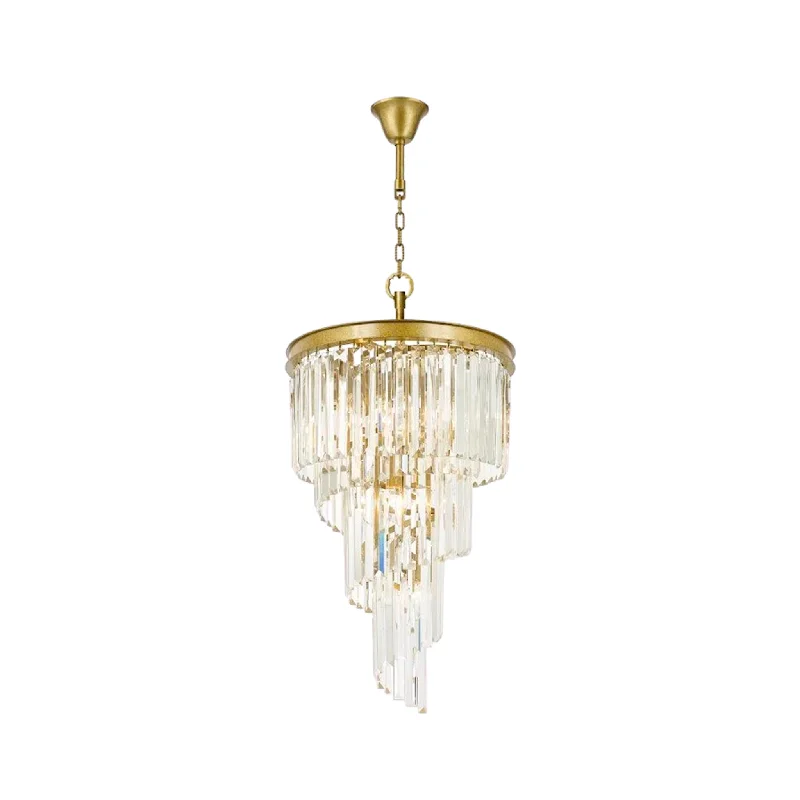 Mini Chandeliers for Adding Charm to Small SpacesMini Chandeliers for Adding Charm to Small SpacesNewYork Oasis Spiral Chandelier - Antique Gold - Width: 40cm Mini Chandeliers for Adding Charm to Small SpacesMini Chandeliers for Adding Charm to Small SpacesNewYork Oasis Spiral Chandelier - Antique Gold - Width: 40cm