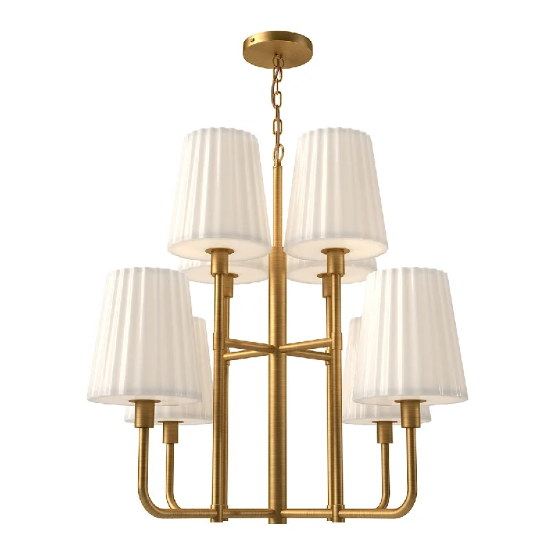 Victorian - Inspired Chandeliers with Ornate DetailsVictorian - Inspired Chandeliers with Ornate DetailsPlisse Chandeliers