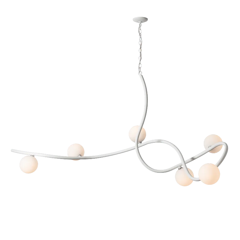 Rustic Wood Chandeliers for Country - Style HousesRustic Wood Chandeliers for Country - Style HousesSlide XL 6-Light Suspension