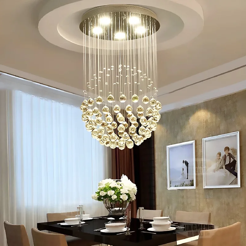 Chandeliers with Multiple Lights for Maximum IlluminationChandeliers with Multiple Lights for Maximum IlluminationSphere Raindrop Crystal Chandelier Ceiling Lights - Dining Room Chandeliers with Multiple Lights for Maximum IlluminationChandeliers with Multiple Lights for Maximum IlluminationSphere Raindrop Crystal Chandelier Ceiling Lights - Dining Room