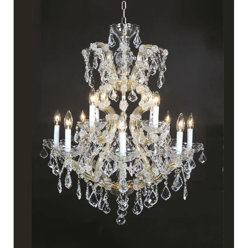 Chandeliers with Metal Frames in Black FinishChandeliers with Metal Frames in Black FinishMaria Teresa Classic Chandelier
