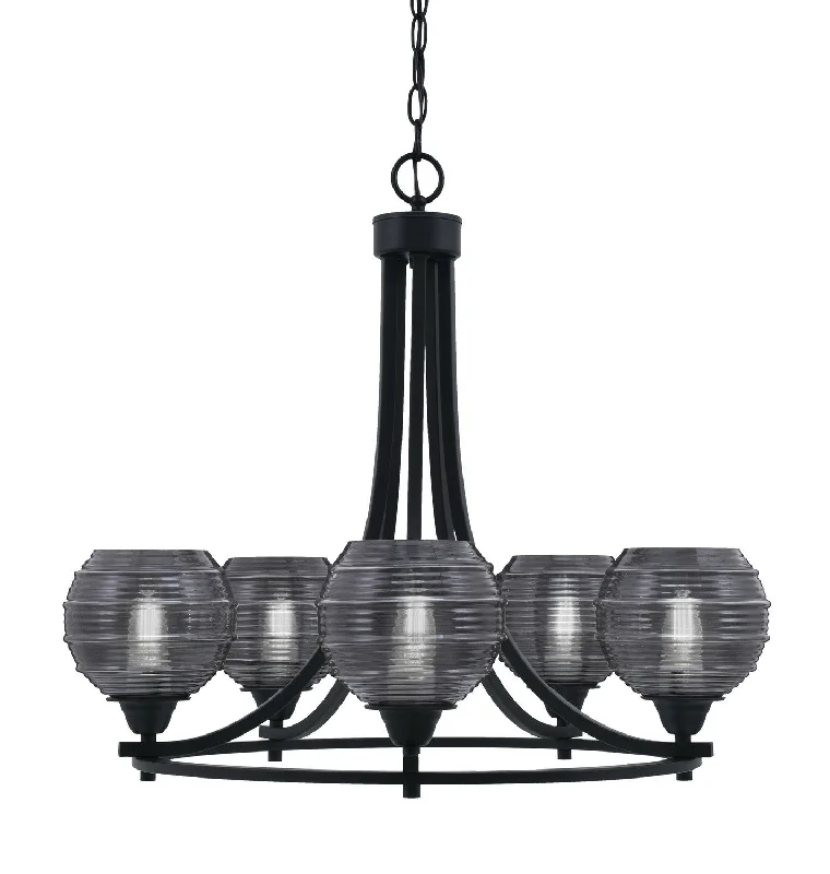 Mid - Century Modern Chandeliers for Vintage AppealMid - Century Modern Chandeliers for Vintage AppealToltec Paramount 3405-MB-5112 Chandelier Light - Matte Black Mid - Century Modern Chandeliers for Vintage AppealMid - Century Modern Chandeliers for Vintage AppealToltec Paramount 3405-MB-5112 Chandelier Light - Matte Black