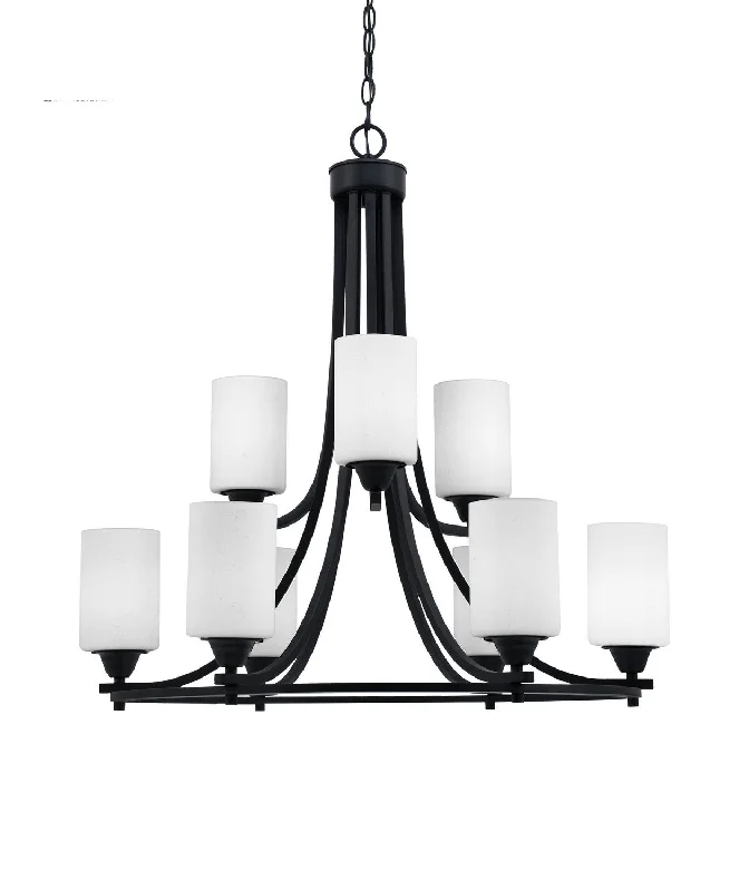 Minimalist Chandeliers for Sleek and Simple InteriorsMinimalist Chandeliers for Sleek and Simple InteriorsToltec Paramount 3409-MB-310 Chandelier Light - Matte Black