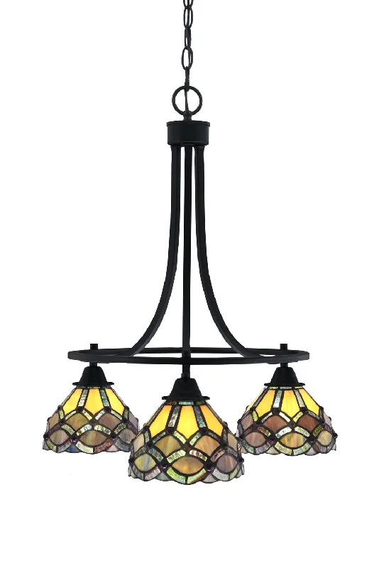 Mini Chandeliers for Adding Charm to Small SpacesMini Chandeliers for Adding Charm to Small SpacesToltec Paramount 3413-MB-9435 Chandelier Light - Matte Black