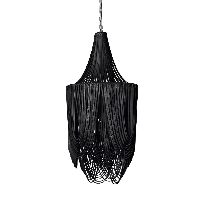 Chandeliers with Venetian Glass for a Luxurious LookChandeliers with Venetian Glass for a Luxurious LookSmall Round Whisper with Crown Leather Chandelier in Premium Leather Chandeliers with Venetian Glass for a Luxurious LookChandeliers with Venetian Glass for a Luxurious LookSmall Round Whisper with Crown Leather Chandelier in Premium Leather