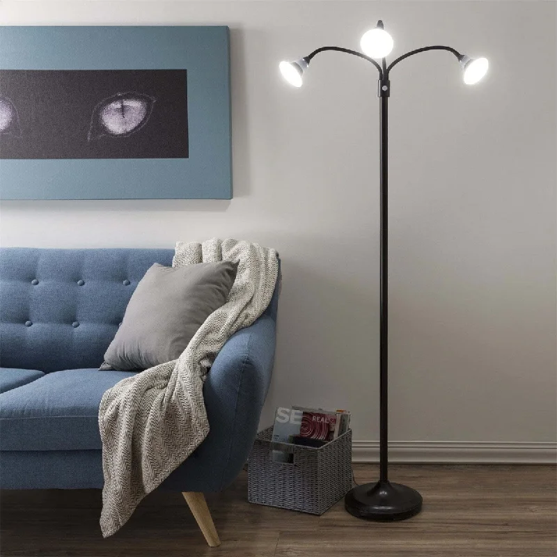 Industrial Style Floor Lamp with Exposed Bulbs for Loft ApartmentsIndustrial Style Floor Lamp with Exposed Bulbs for Loft Apartments3 Head LED Light Floor Lamp w/ Adjustable Arms, Touch Switch & Dimmer Industrial Style Floor Lamp with Exposed Bulbs for Loft ApartmentsIndustrial Style Floor Lamp with Exposed Bulbs for Loft Apartments3 Head LED Light Floor Lamp w/ Adjustable Arms, Touch Switch & Dimmer