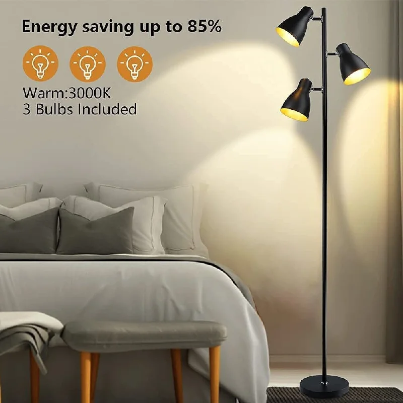 Way Switch Floor Lamp for Multiple Light Intensity Levels Way Switch Floor Lamp for Multiple Light Intensity LevelsBlack Tree Floor Lamps 3-Light LED Floor Lamp Reading Light,Farmhouse Adjustable Tall Pole Lamps,Bulbs Included E26 Base Way Switch Floor Lamp for Multiple Light Intensity Levels Way Switch Floor Lamp for Multiple Light Intensity LevelsBlack Tree Floor Lamps 3-Light LED Floor Lamp Reading Light,Farmhouse Adjustable Tall Pole Lamps,Bulbs Included E26 Base
