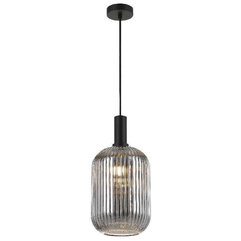 Mid - Century Modern Ceiling Lights with Simple, Sleek LinesMid - Century Modern Ceiling Lights with Simple, Sleek LinesBonura PE20 Black and Smoke Reeded Glass Modern Pendant Mid - Century Modern Ceiling Lights with Simple, Sleek LinesMid - Century Modern Ceiling Lights with Simple, Sleek LinesBonura PE20 Black and Smoke Reeded Glass Modern Pendant