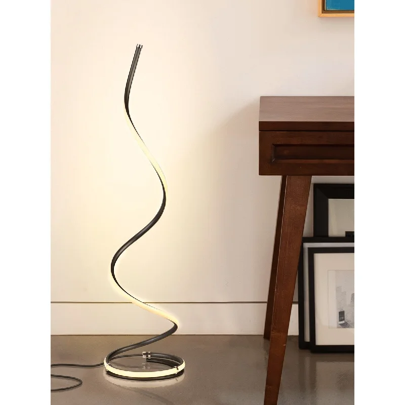 Metal Floor Lamp with a Matte Black Finish for a Sleek LookMetal Floor Lamp with a Matte Black Finish for a Sleek LookBrightech Allure 38 in. Classic Black Industrial LED Super Bright Floor Lamp with Built-In 3-Way Dimmer Function Metal Floor Lamp with a Matte Black Finish for a Sleek LookMetal Floor Lamp with a Matte Black Finish for a Sleek LookBrightech Allure 38 in. Classic Black Industrial LED Super Bright Floor Lamp with Built-In 3-Way Dimmer Function