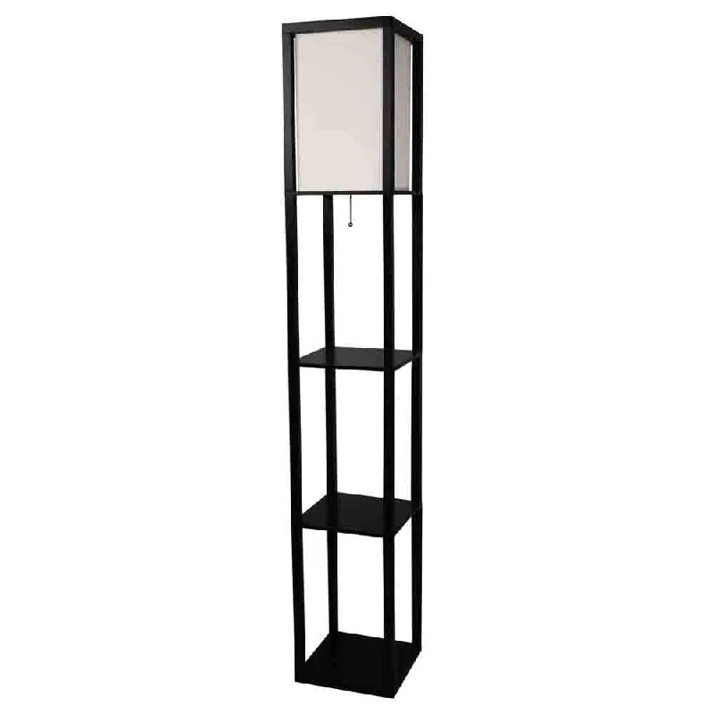Victorian Style Floor Lamp for Traditional and Elegant InteriorsVictorian Style Floor Lamp for Traditional and Elegant InteriorsDaily Boutik Black 3-Shelf Modern Floor Lamp with Beige Linen Shade - 12" x 12" x 63" Victorian Style Floor Lamp for Traditional and Elegant InteriorsVictorian Style Floor Lamp for Traditional and Elegant InteriorsDaily Boutik Black 3-Shelf Modern Floor Lamp with Beige Linen Shade - 12" x 12" x 63"