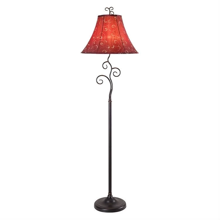 Wood Floor Lamp with Natural Grain for a Warm and Organic FeelWood Floor Lamp with Natural Grain for a Warm and Organic FeelDaily Boutik Contemporary 61-inch Tall Floor Lamp with Red and Gold Bell Shade - 17" x 17" x 61" Wood Floor Lamp with Natural Grain for a Warm and Organic FeelWood Floor Lamp with Natural Grain for a Warm and Organic FeelDaily Boutik Contemporary 61-inch Tall Floor Lamp with Red and Gold Bell Shade - 17" x 17" x 61"