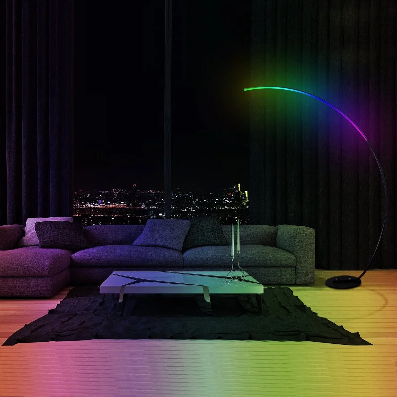 Industrial Style Floor Lamp with Exposed Bulbs for Loft ApartmentsIndustrial Style Floor Lamp with Exposed Bulbs for Loft ApartmentsDaily Boutik RGB Modern Curve Lamp, Mood Lighting - 69" x 12" Industrial Style Floor Lamp with Exposed Bulbs for Loft ApartmentsIndustrial Style Floor Lamp with Exposed Bulbs for Loft ApartmentsDaily Boutik RGB Modern Curve Lamp, Mood Lighting - 69" x 12"