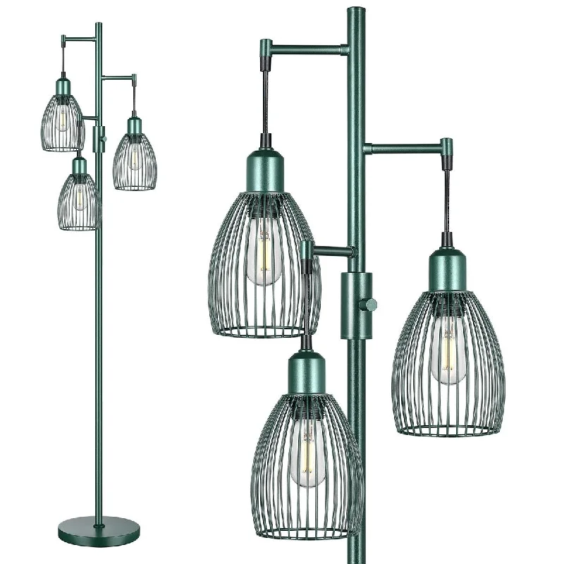 Dimmable Floor Lamp for Adjustable Lighting AmbianceDimmable Floor Lamp for Adjustable Lighting AmbianceDimmable Industrial Floor Lamps for Living Room, Hunter Green Tree Standing Tall Lamps with 3 Elegant Teardrop Cage Head Dimmable Floor Lamp for Adjustable Lighting AmbianceDimmable Floor Lamp for Adjustable Lighting AmbianceDimmable Industrial Floor Lamps for Living Room, Hunter Green Tree Standing Tall Lamps with 3 Elegant Teardrop Cage Head