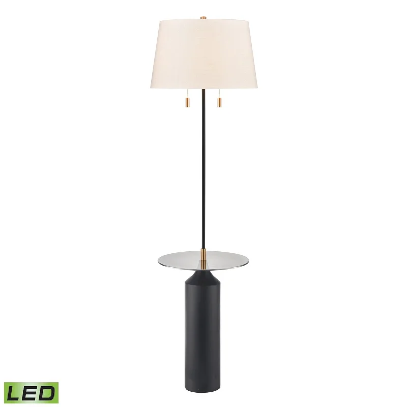 Marble Base Floor Lamp for a Touch of LuxuryMarble Base Floor Lamp for a Touch of LuxuryElk Home Shelve It 65'' High 2-Light Floor Lamp - Matte Black - Includes LED Bulbs