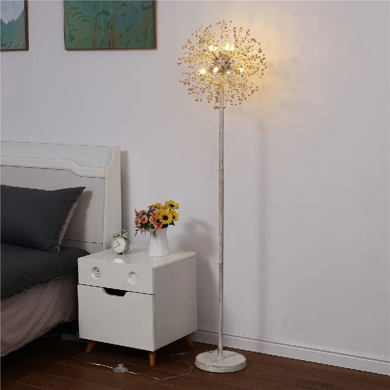 Rustic Farmhouse Style Floor Lamp for Cozy BedroomsRustic Farmhouse Style Floor Lamp for Cozy BedroomsFloor Lamp, Dandelion Modern Standing Lights, 58 inch High 8-Light Boho Wood Bead Floor Lamps - White Rustic Farmhouse Style Floor Lamp for Cozy BedroomsRustic Farmhouse Style Floor Lamp for Cozy BedroomsFloor Lamp, Dandelion Modern Standing Lights, 58 inch High 8-Light Boho Wood Bead Floor Lamps - White