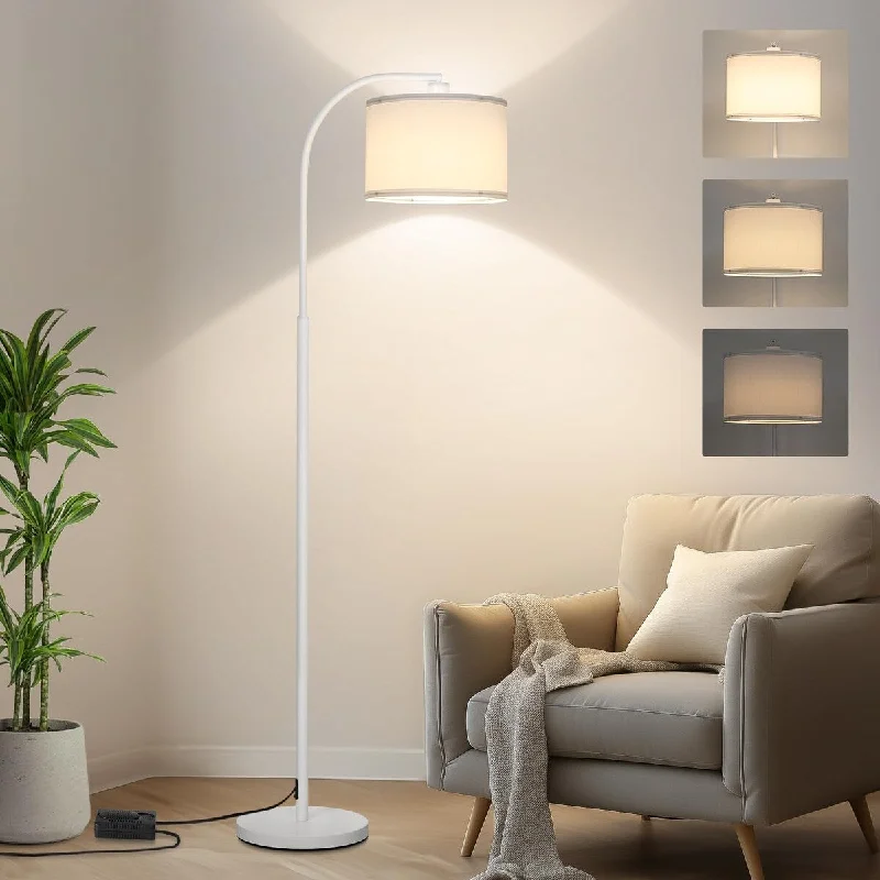 Fabric Floor Lamp with a Linen Shade for a Relaxed AestheticFabric Floor Lamp with a Linen Shade for a Relaxed AestheticFloor Lamps for Living Room, White Arc Floor Lamp with Stepless Dimmer, Modern Standing Lamp with Adjustable Drum Shade Fabric Floor Lamp with a Linen Shade for a Relaxed AestheticFabric Floor Lamp with a Linen Shade for a Relaxed AestheticFloor Lamps for Living Room, White Arc Floor Lamp with Stepless Dimmer, Modern Standing Lamp with Adjustable Drum Shade