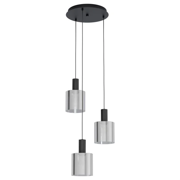 Retro Ceiling Lights Inspired by the 1950s and 1960s DesignRetro Ceiling Lights Inspired by the 1950s and 1960s DesignGorosiba 3 Light Smoke Glass Modern Pendant