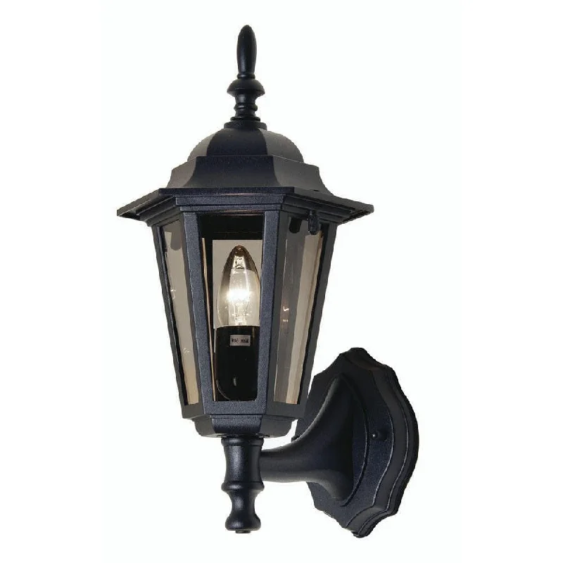 Metal Floor Lamp with a Matte Black Finish for a Sleek LookMetal Floor Lamp with a Matte Black Finish for a Sleek LookOaks Haxby Black Outdoor Uplighter Wall Light