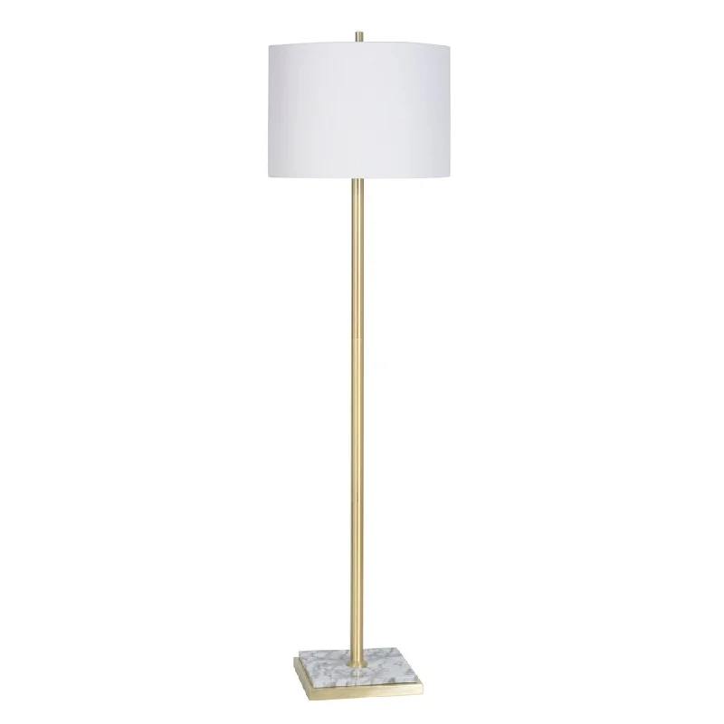 Smart Floor Lamp with Voice Control and Bluetooth ConnectivitySmart Floor Lamp with Voice Control and Bluetooth ConnectivityLamps Per Se 61- inch Gold Metal Floor Lamp - Marble Look/Brushed Brass