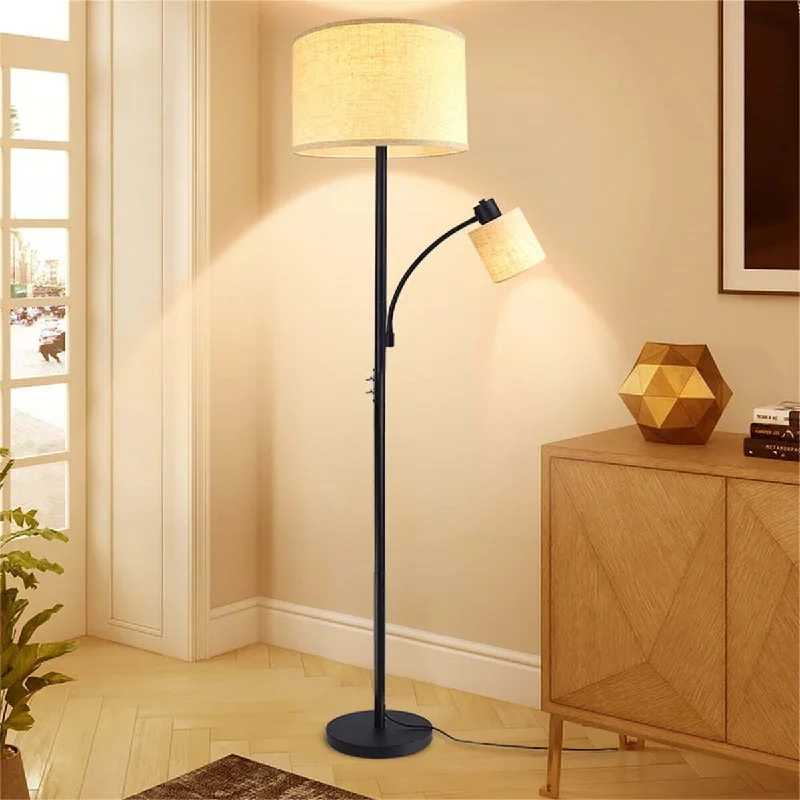 Glass Floor Lamp with Frosted Shades for Soft Diffused LightGlass Floor Lamp with Frosted Shades for Soft Diffused LightLED Floor Lamp w/ Adjustable Side Lights, Drum Shade 2 Bulbs Included Glass Floor Lamp with Frosted Shades for Soft Diffused LightGlass Floor Lamp with Frosted Shades for Soft Diffused LightLED Floor Lamp w/ Adjustable Side Lights, Drum Shade 2 Bulbs Included