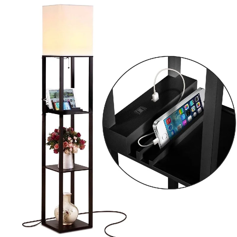 Industrial Style Floor Lamp with Exposed Bulbs for Loft ApartmentsIndustrial Style Floor Lamp with Exposed Bulbs for Loft ApartmentsMaxwell Charger - Shelf Floor Lamp with USB Charging Ports and Electric Outlet, Black Industrial Style Floor Lamp with Exposed Bulbs for Loft ApartmentsIndustrial Style Floor Lamp with Exposed Bulbs for Loft ApartmentsMaxwell Charger - Shelf Floor Lamp with USB Charging Ports and Electric Outlet, Black